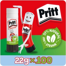 Original Pritt Glue Stick - 22g - Pack of 100